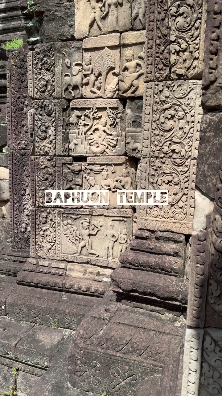 Carving stone at Ankor Wat